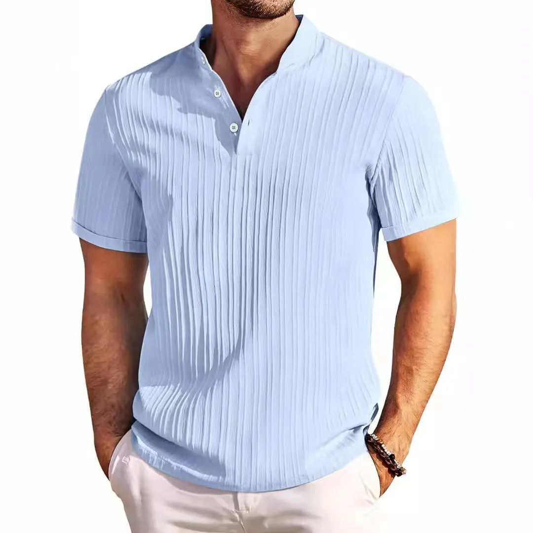 Hawaiian Men's Retro Cotton and Linen shirt
