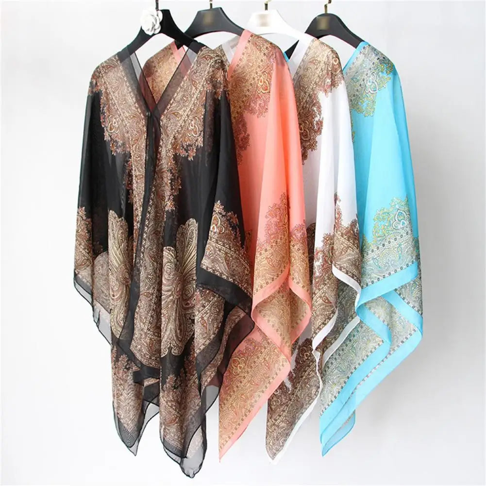 Sunscreen Shawl Chiffon Muffler Scarf