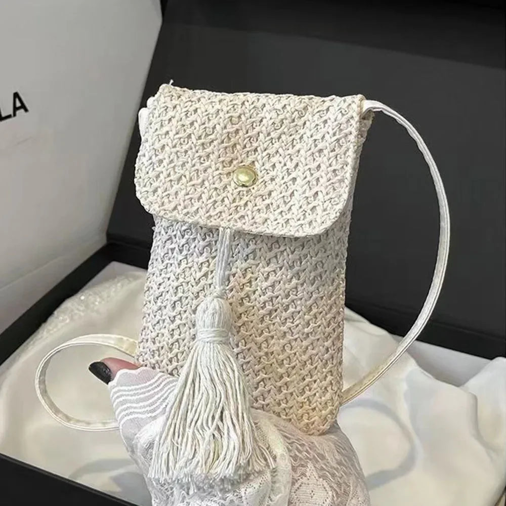 Fashionable Braided Women Straw Beach Bag