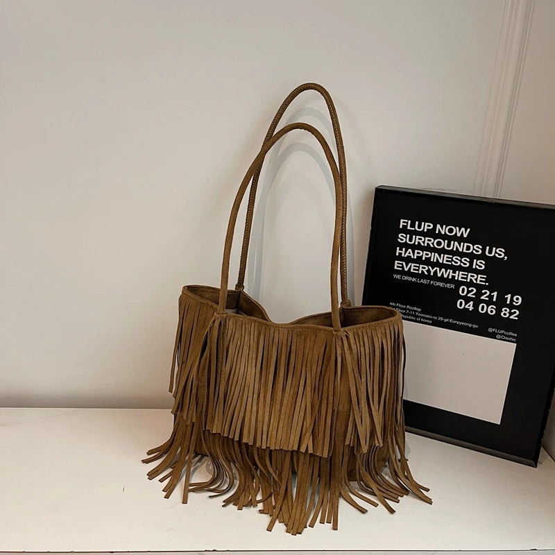 Boho Fringe Shoulder Bag