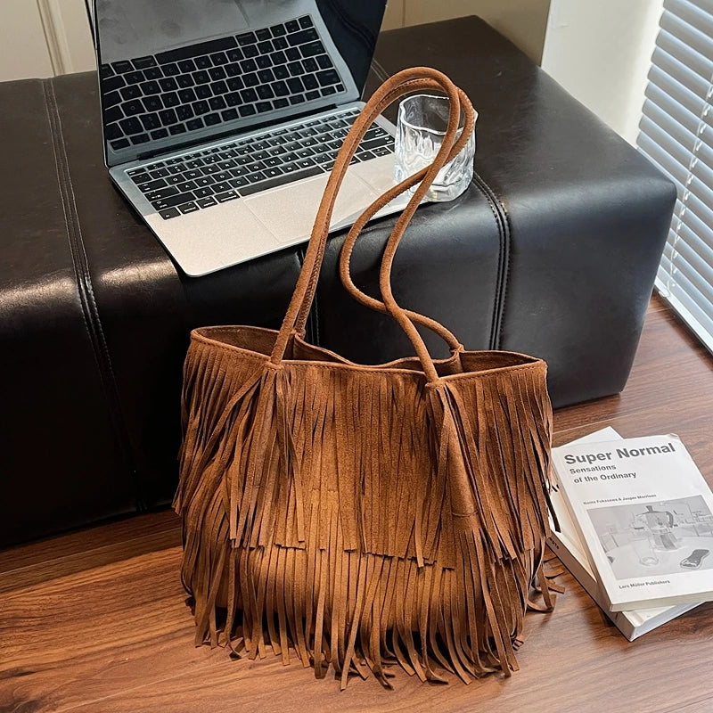 Boho Fringe Shoulder Bag