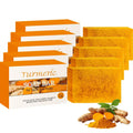 5Pcs Turmeric Soap Lemon Acids Handmade Soap Kojic acid soap