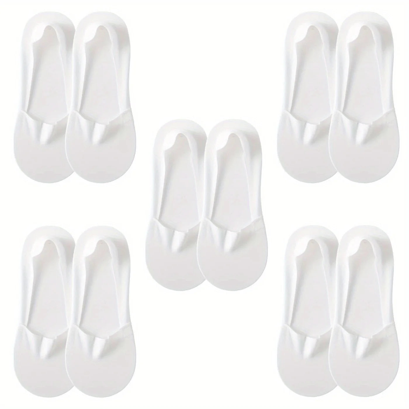 Womens No-Show Socks 5-8 Pairs