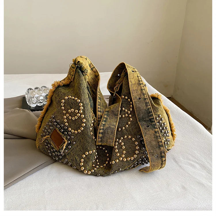 Women Bag Fashion Travel Crossbody Casual Denim Bag