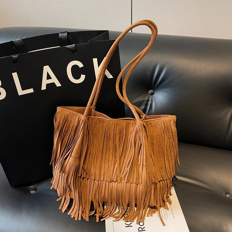 Boho Fringe Shoulder Bag