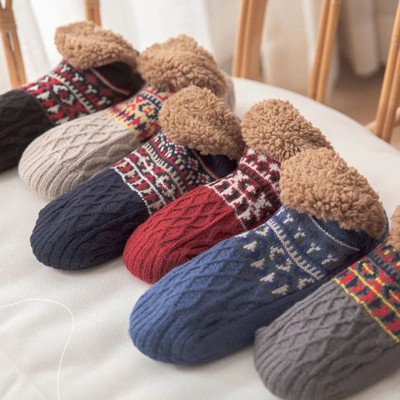 Warm Women Men Floor Socks