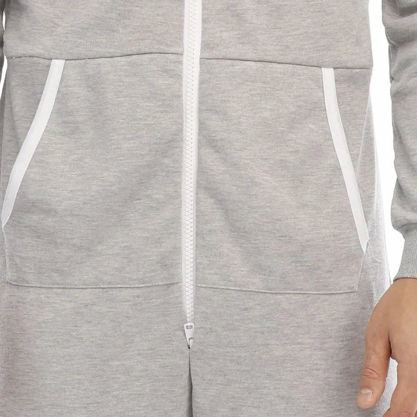 Men's Solid Color One-piece Sweater Loose Hooded Home Wear Pajama's
