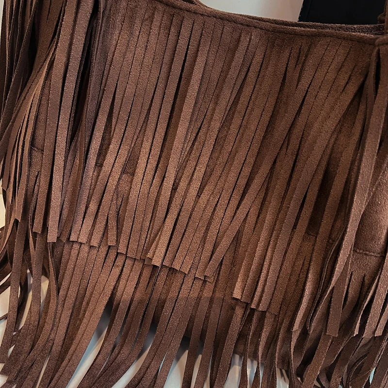 Boho Fringe Shoulder Bag