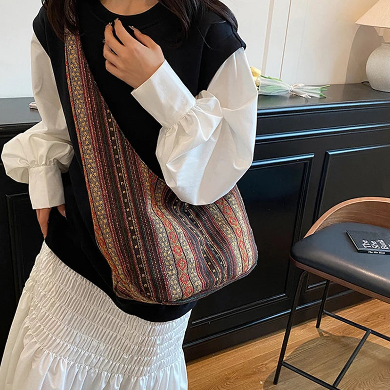 Women's Boho Chic Aztec Tote Bag