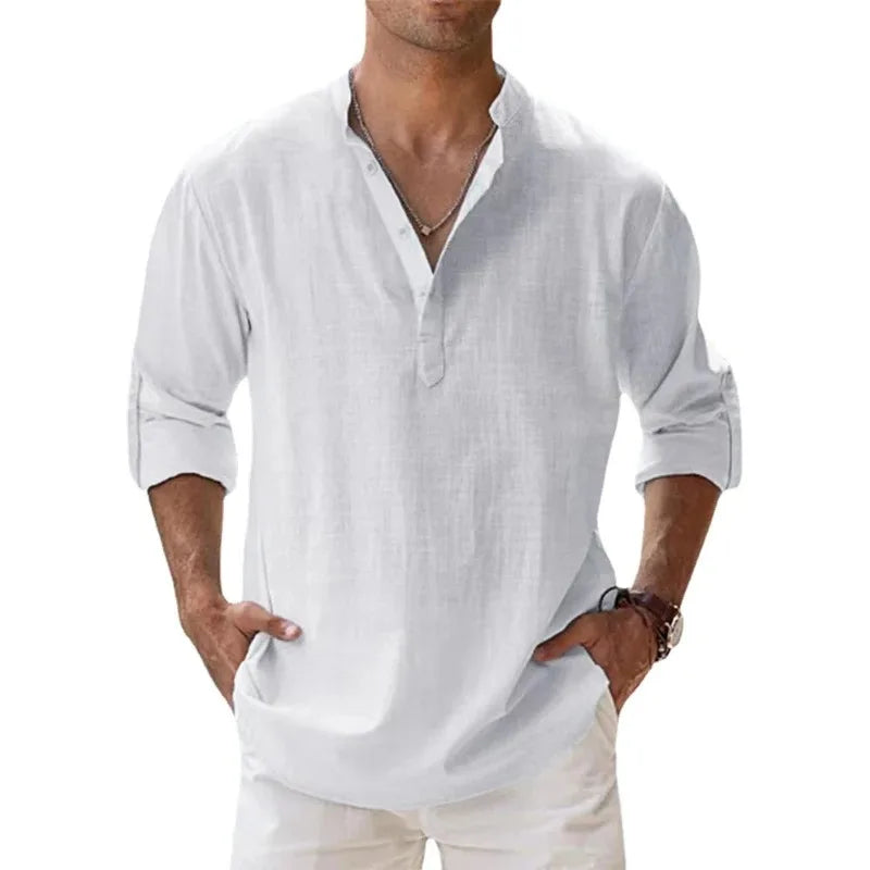 New Men Casual Shirts Lightweight
