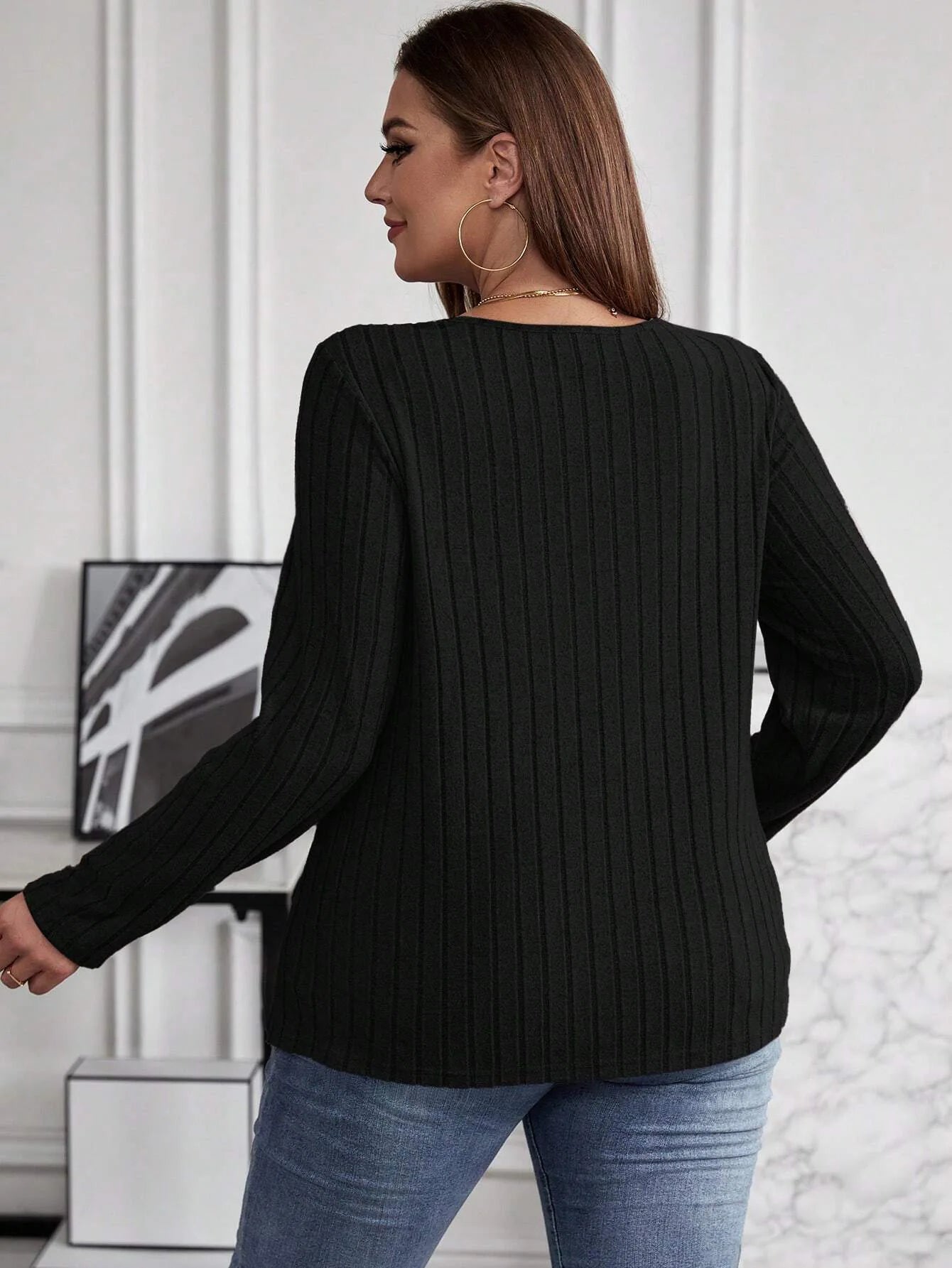 5XL Plus Size Elegant Casual Woman T-Shirt Fashion Loose