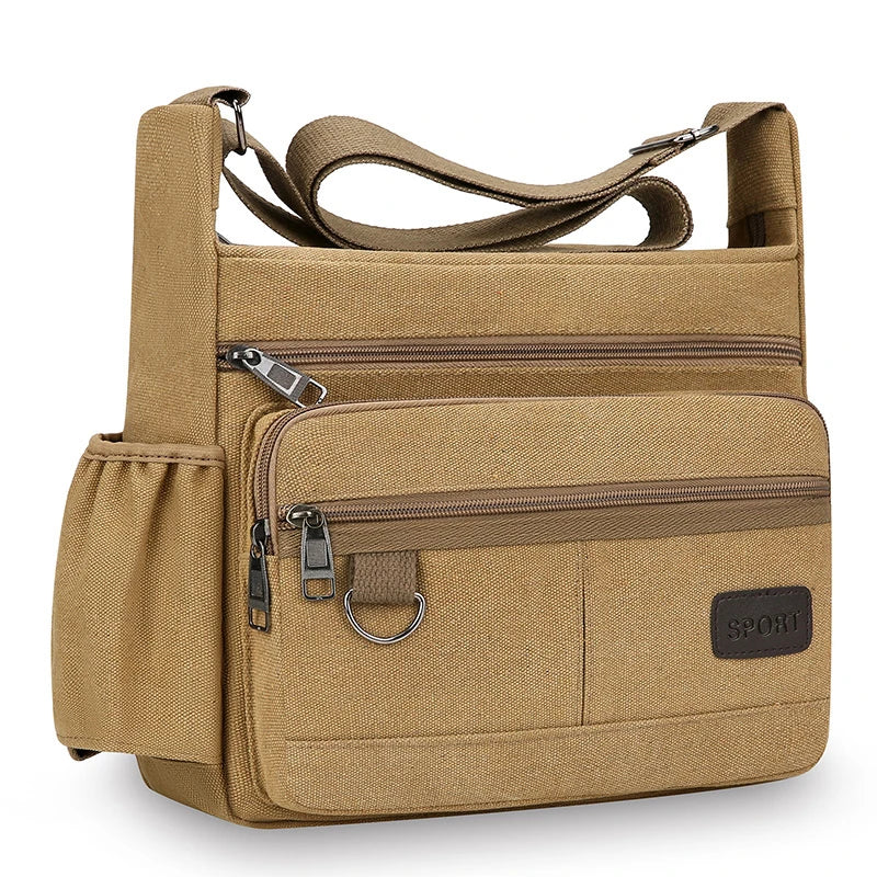 Men Canvas Shoulder Bags