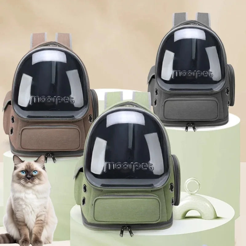 Pet Cat Carrier Bag Outdoor Travel Backpack for Cats Small Dogs Breathable