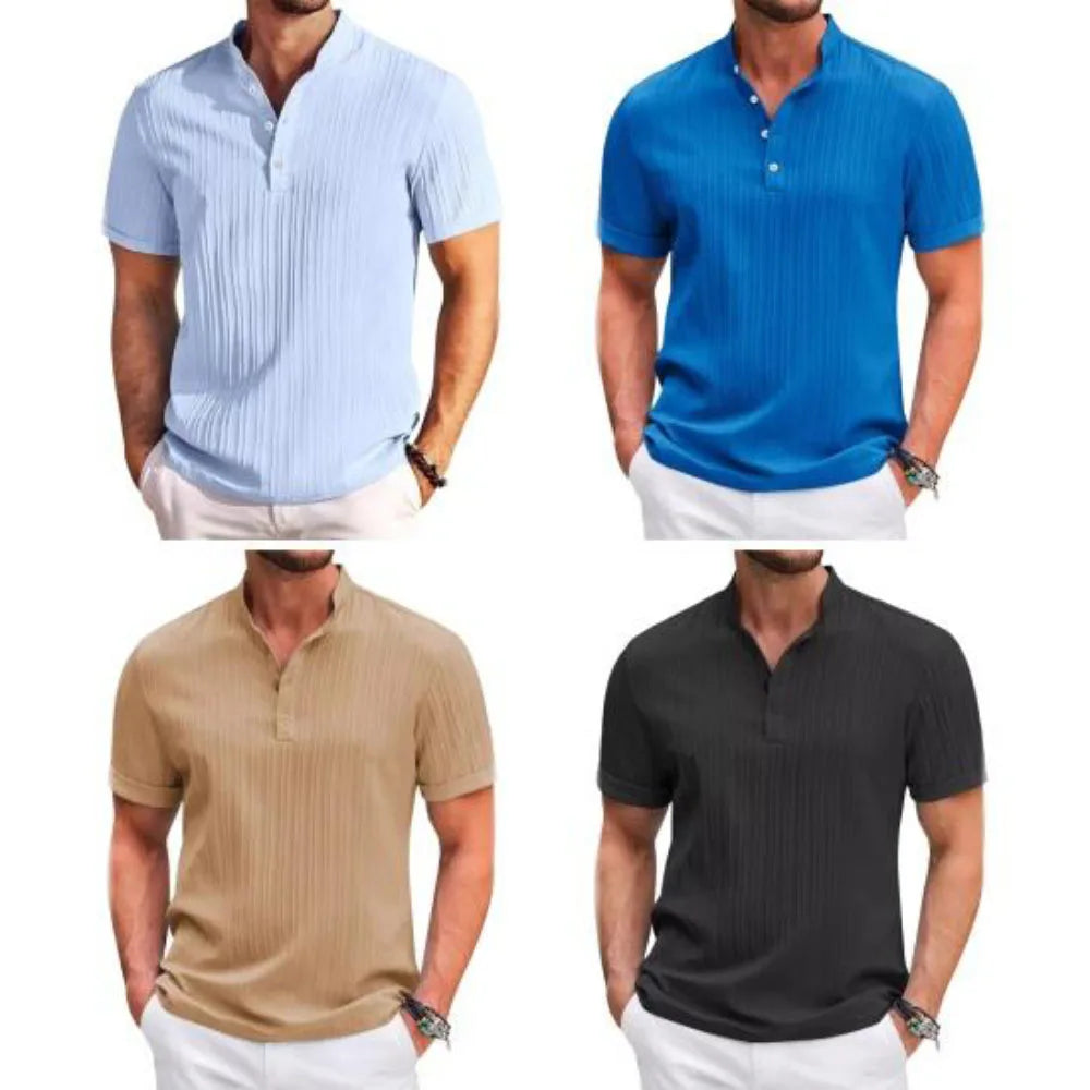 Hawaiian Men's Retro Cotton and Linen shirt