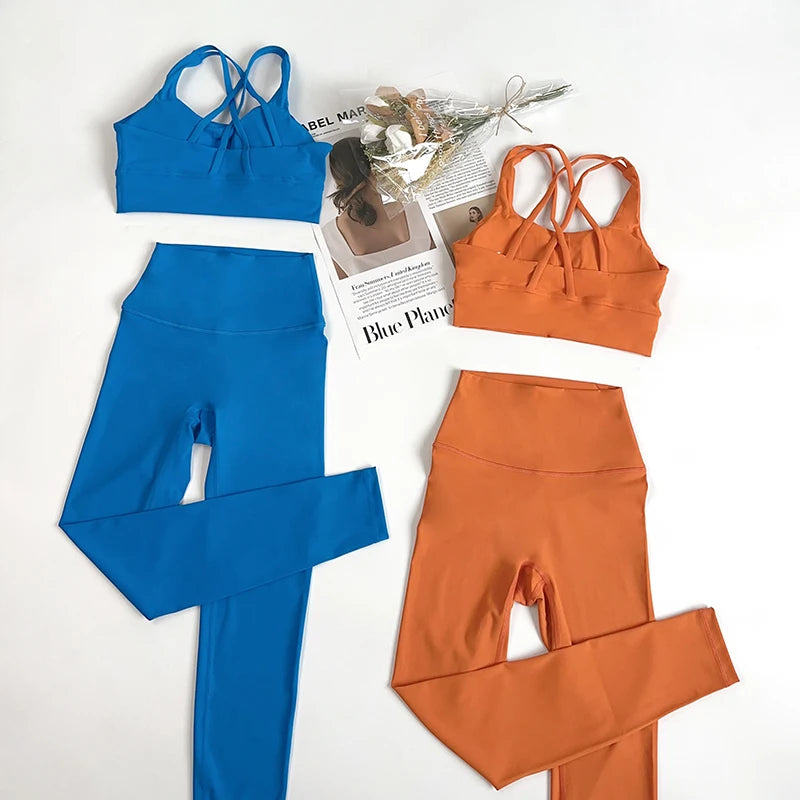 2 Pieces Yoga Set Women