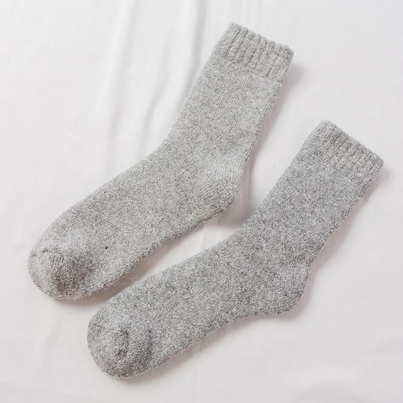 Super Warm Male Men Thicker Solid Socks Merino Wool