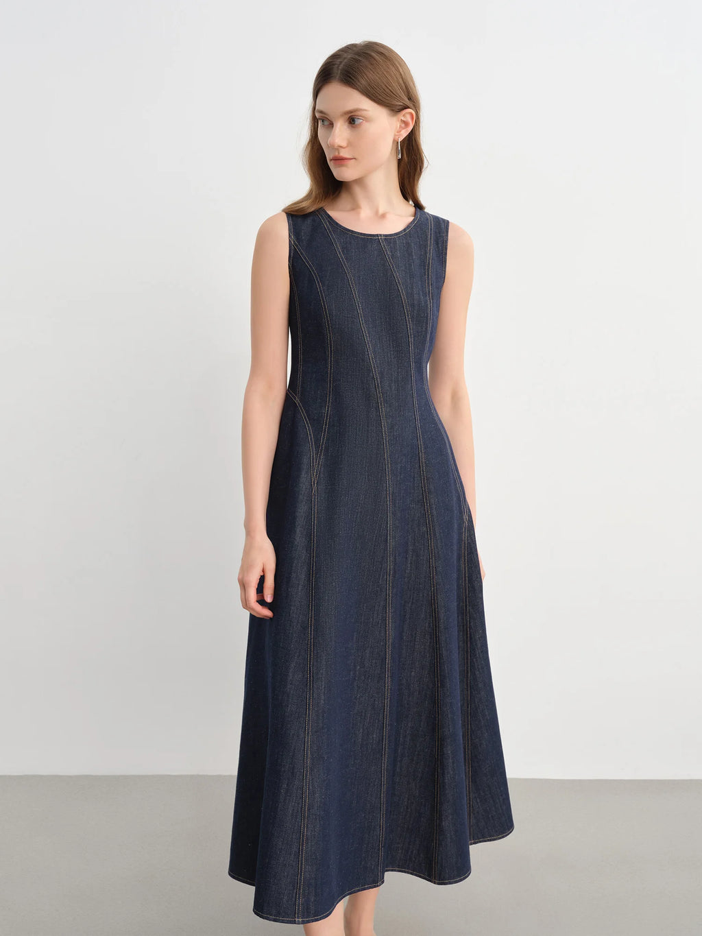 Plus Size Denim Dress Women