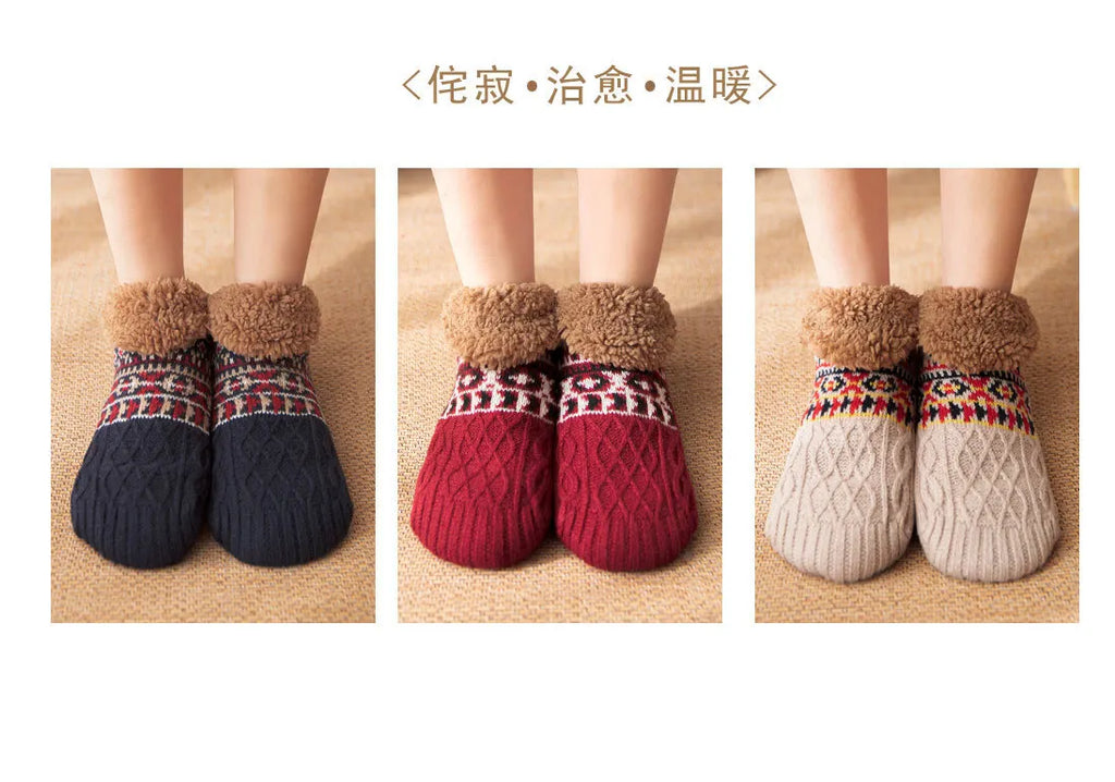 Super Warm Winter Non-slip Floor Socks Women/Men