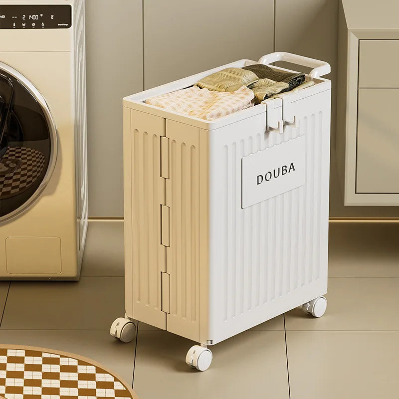 Yoga Mat Folding Storage With Wheels