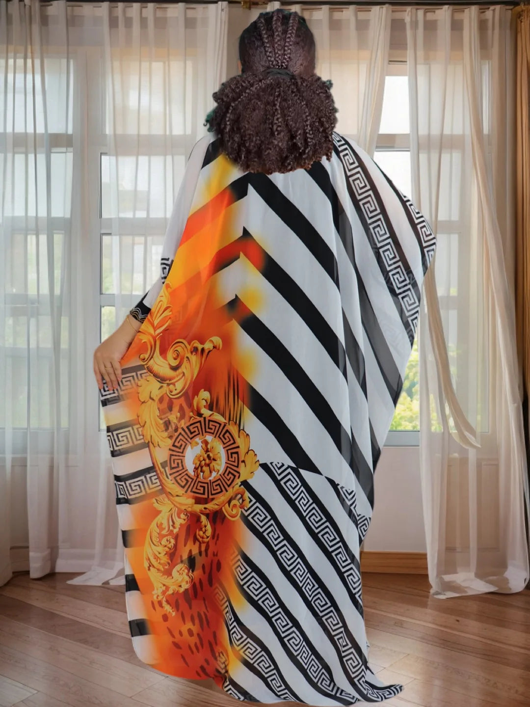 Plus Size Loose Casual Fashion Boho Maxi Dress