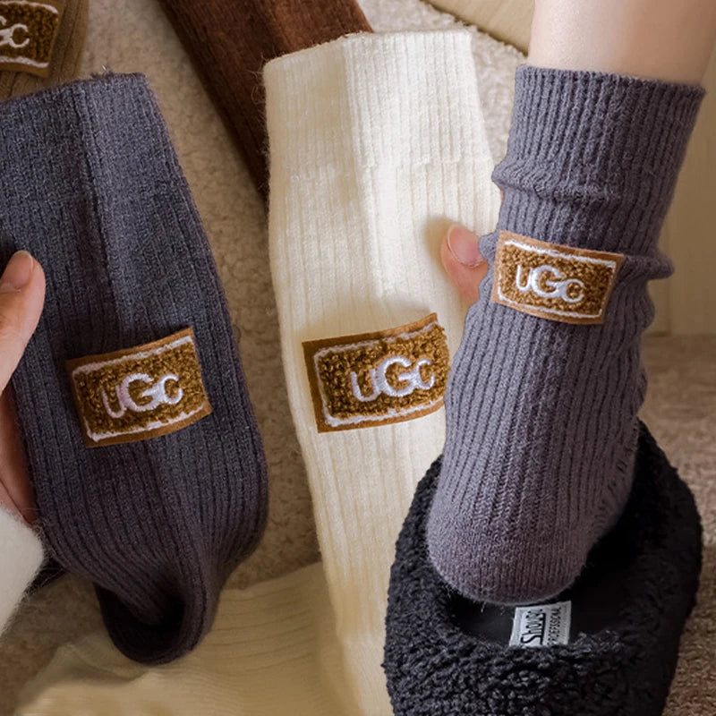 Socks for Women Autumn/winter Warm and Thick Woolen Socks