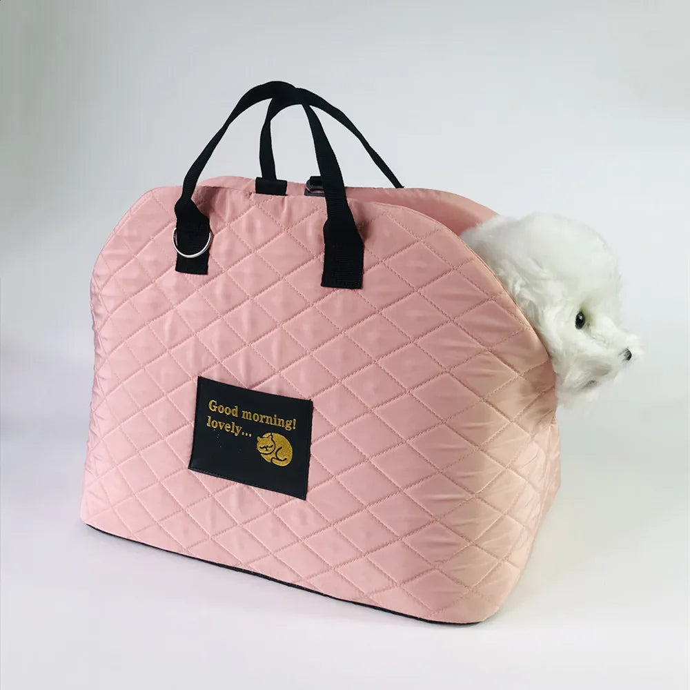 Car mounted dog kennel cat crossbody bag handbag