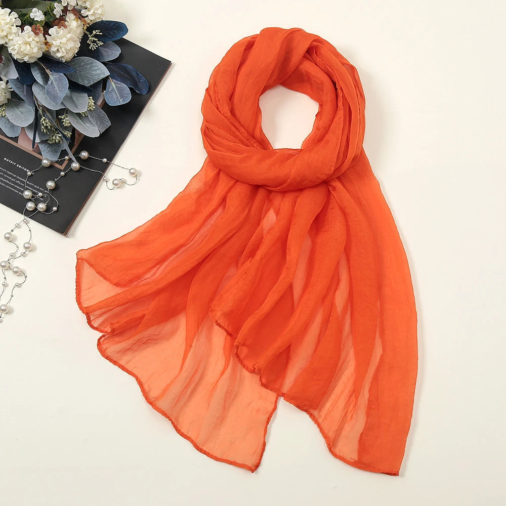 Oversize Chiffon Women Summer Shawl Sleeves