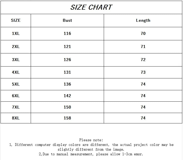 Women's Plus Size 1XL-8XL  Loose Comfortable Tops