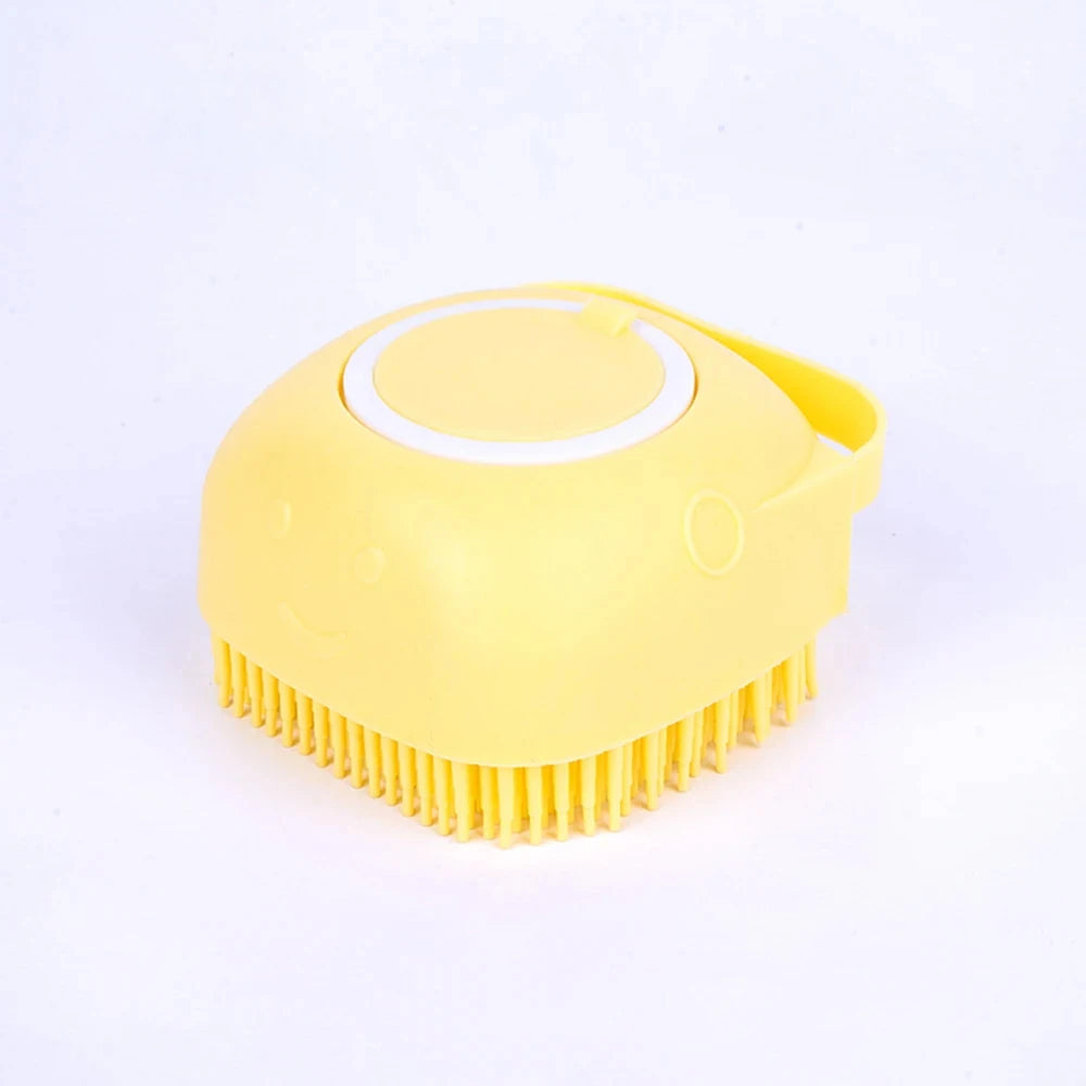 Puppy Dog Cat Bath Massage Gloves Brush