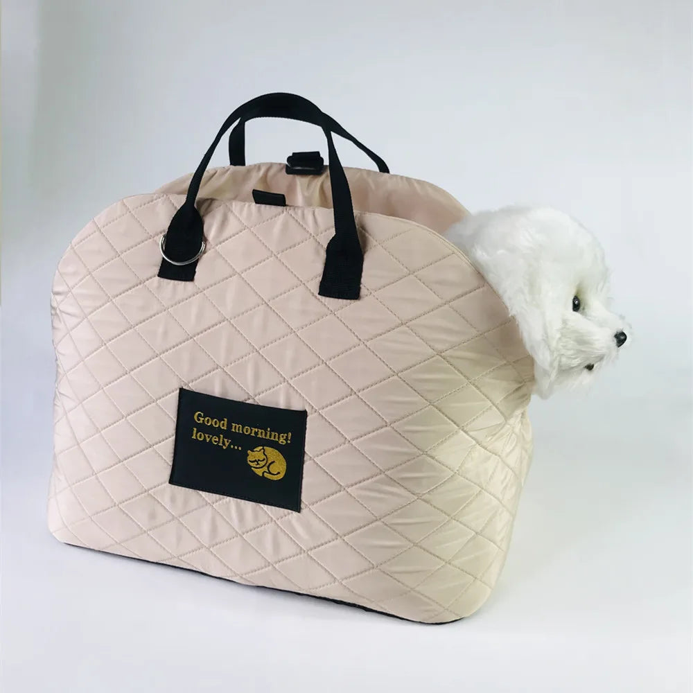 Car mounted dog kennel cat crossbody bag handbag
