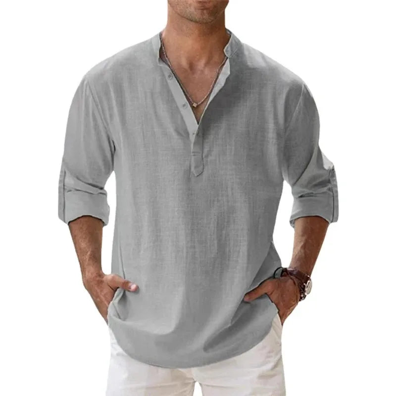 New Men Casual Shirts Lightweight
