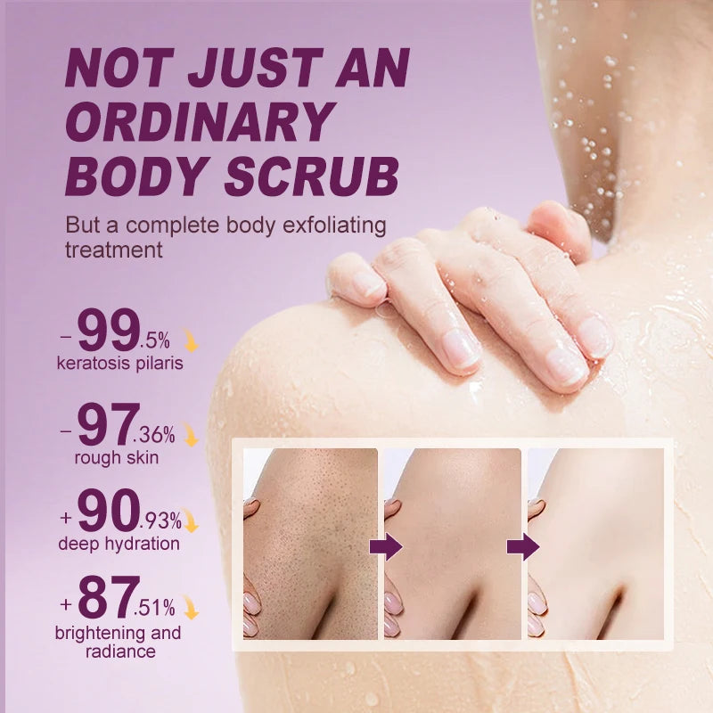 500g Lavender Body Scrub Shea Butter Exfoliating Deep Cleansing