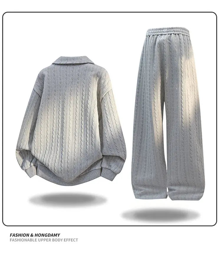 Casual Sportswear Set Two Piece Soft Comfort Fabric
