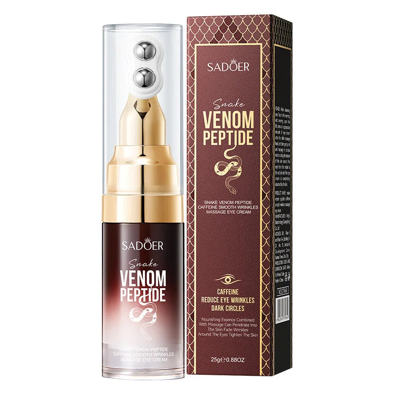 SADOER Snake Venom Peptide Caffeine Anti Wrinkle Massage Eye Cream