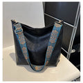 Boho Chic Faux Leather Shoulder Bag