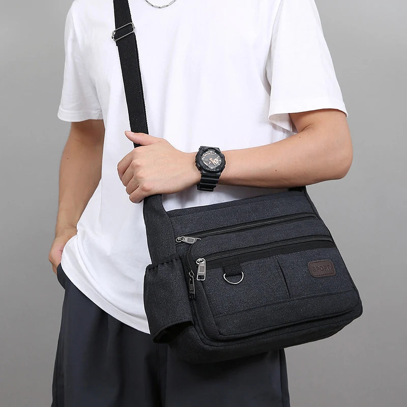 Men Canvas Shoulder Bags
