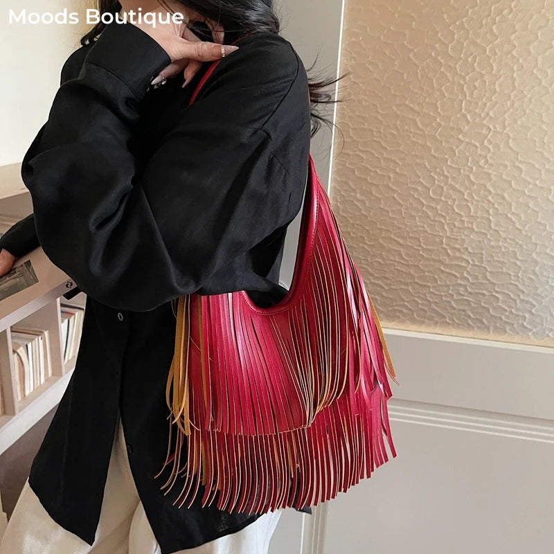 MOODS Bohemia Style Shoulder Hobo Bags