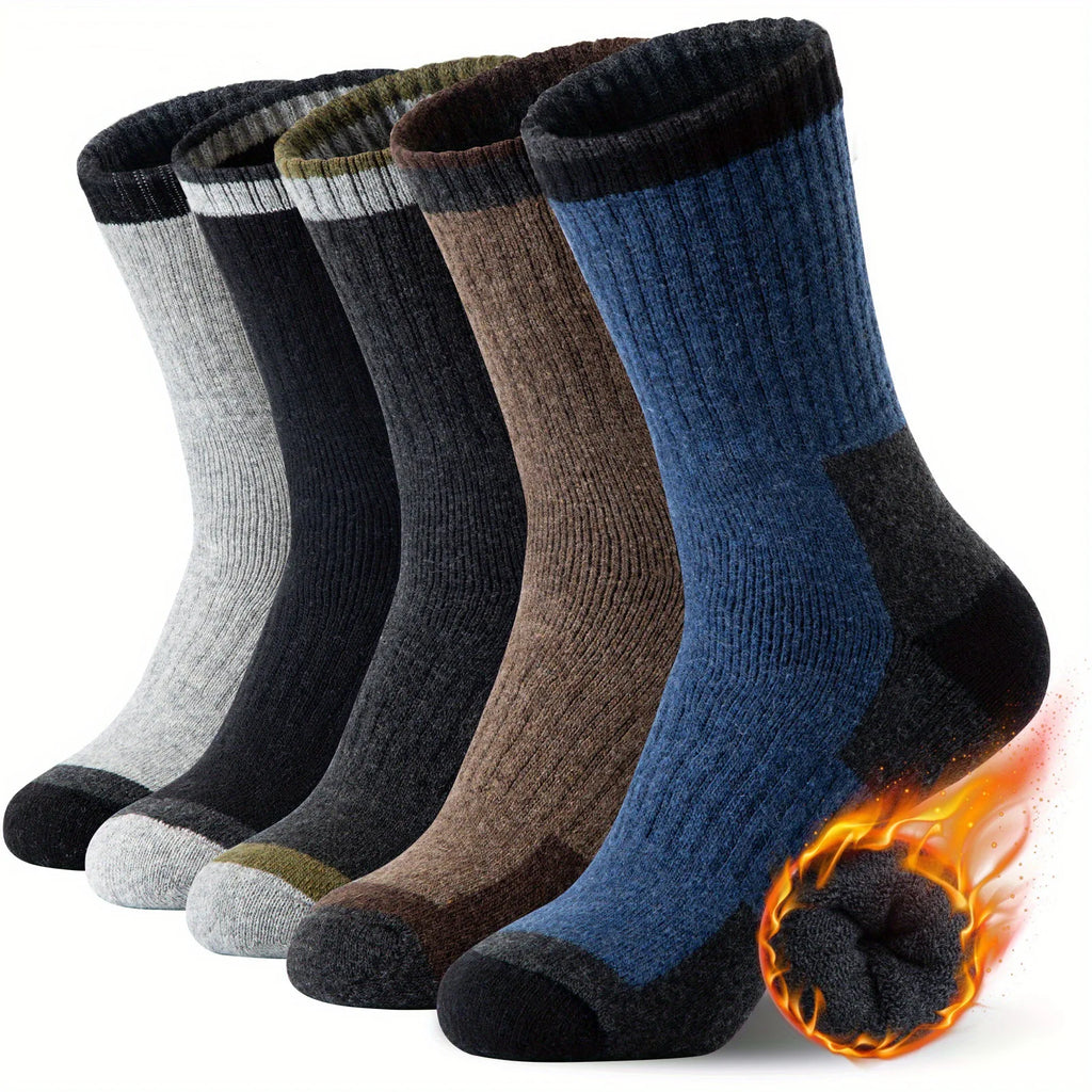 Winter Merino Wool Socks Thickened Mens
