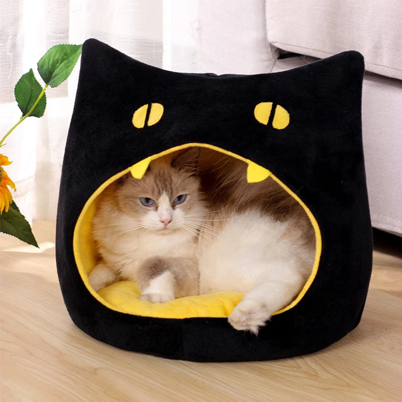 Cats Bed Halloween scarry cat
