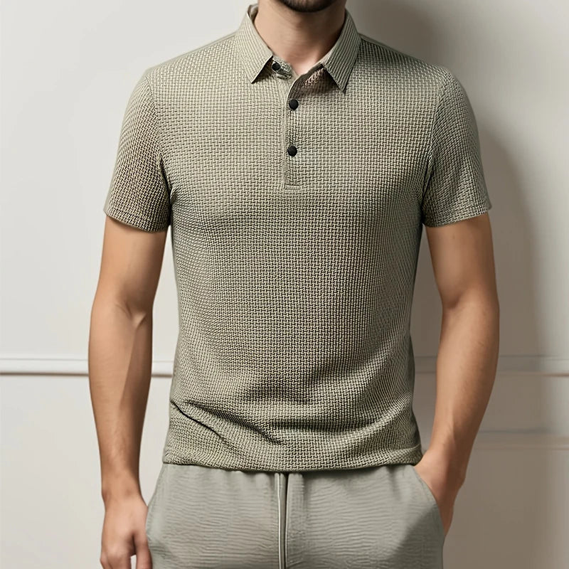 New Men's Business Casual Short Sleeve