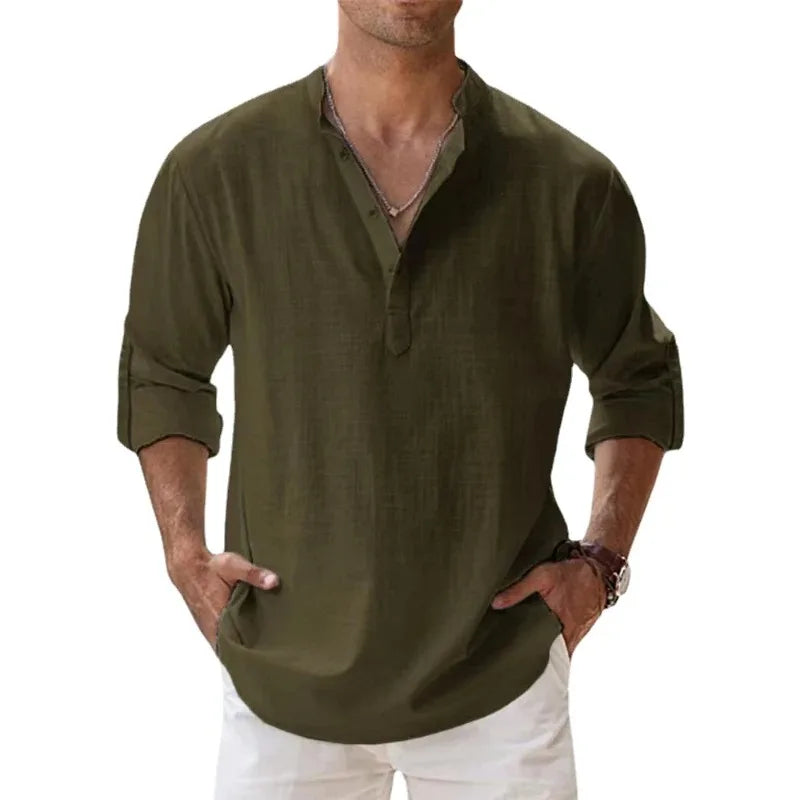 New Men Casual Shirts Lightweight