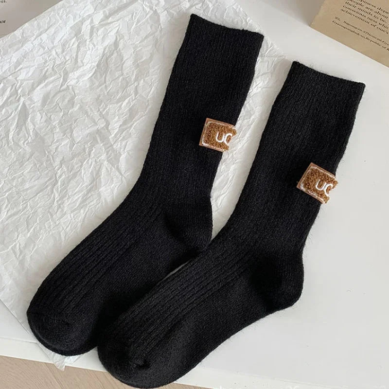 Women Autumn/winter Warm and Thick Woolen Socks