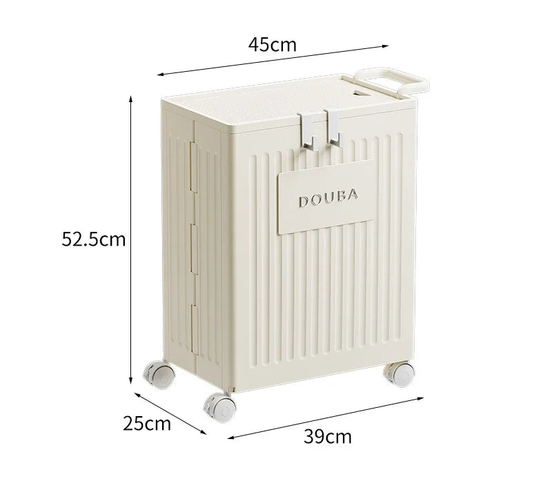 Yoga Mat Folding Storage With Wheels