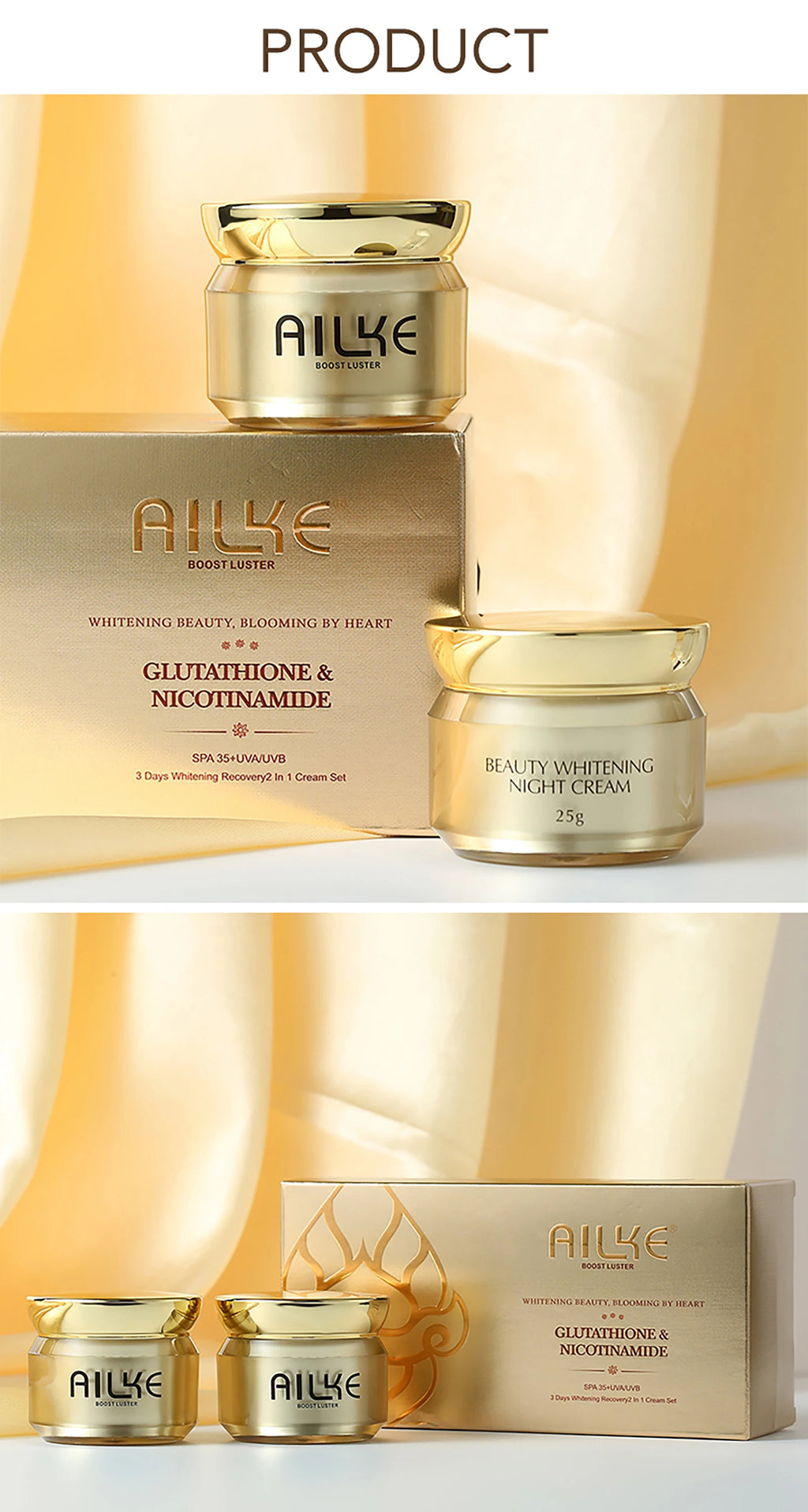 AILKE Whitening Moisturizing Facial Cream dark Spot Lightener