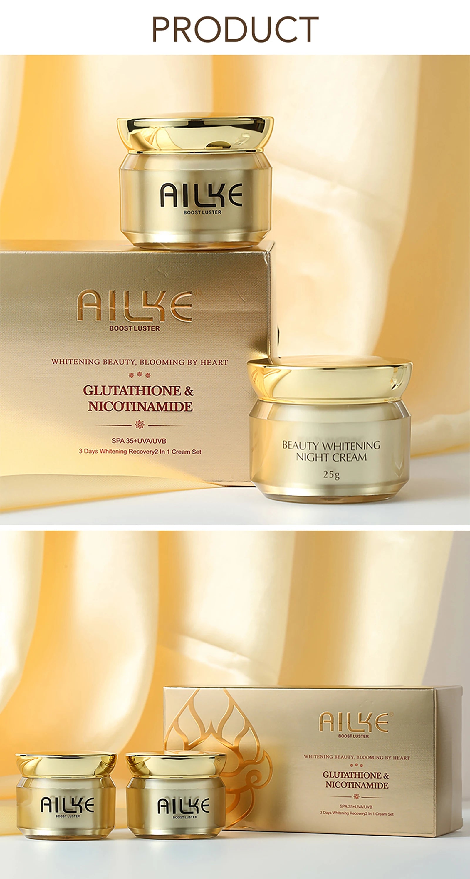 AILKE Whitening Moisturizing Facial Cream dark Spot Lightener