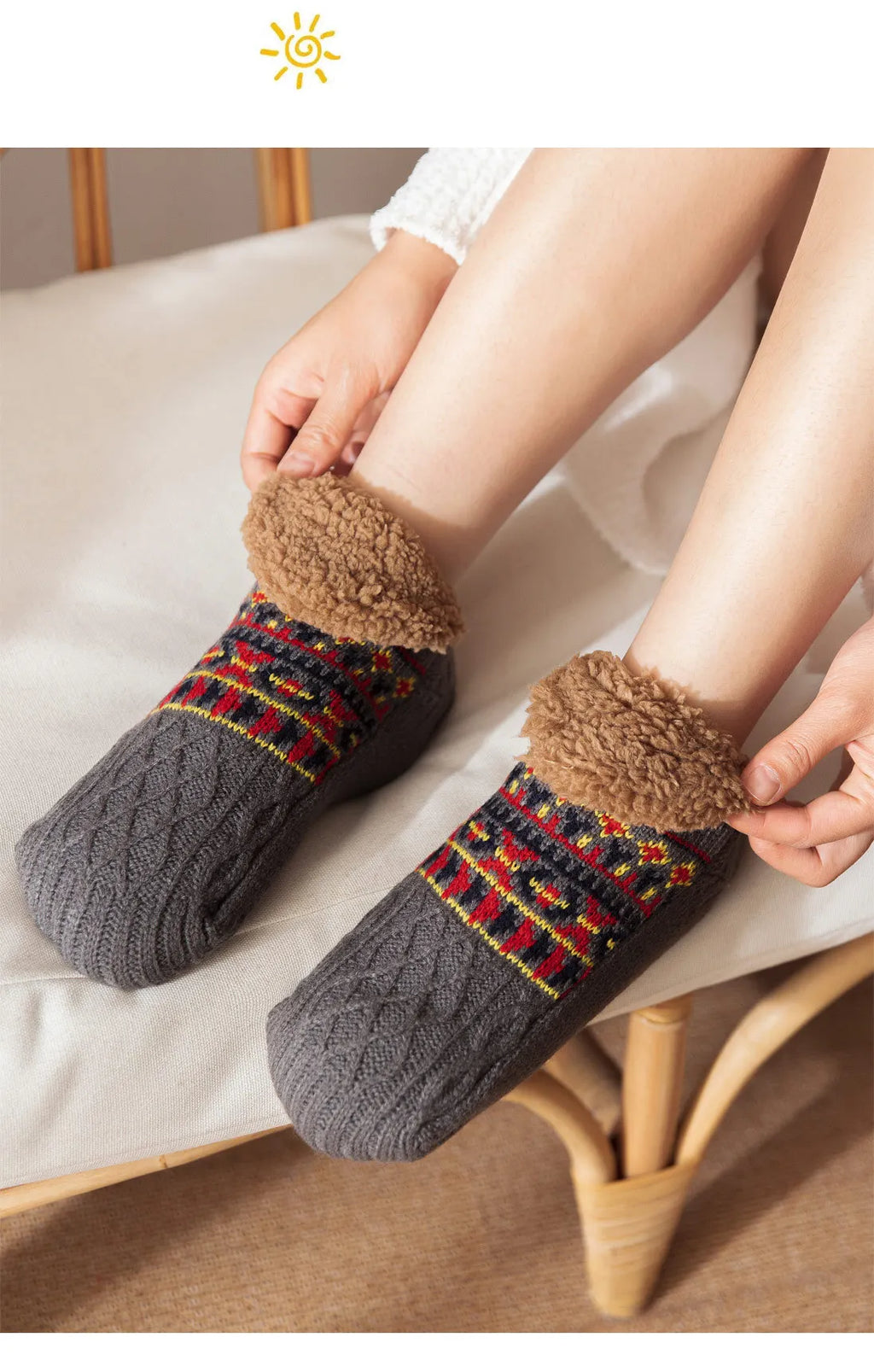 Super Warm Winter Non-slip Floor Socks Women/Men