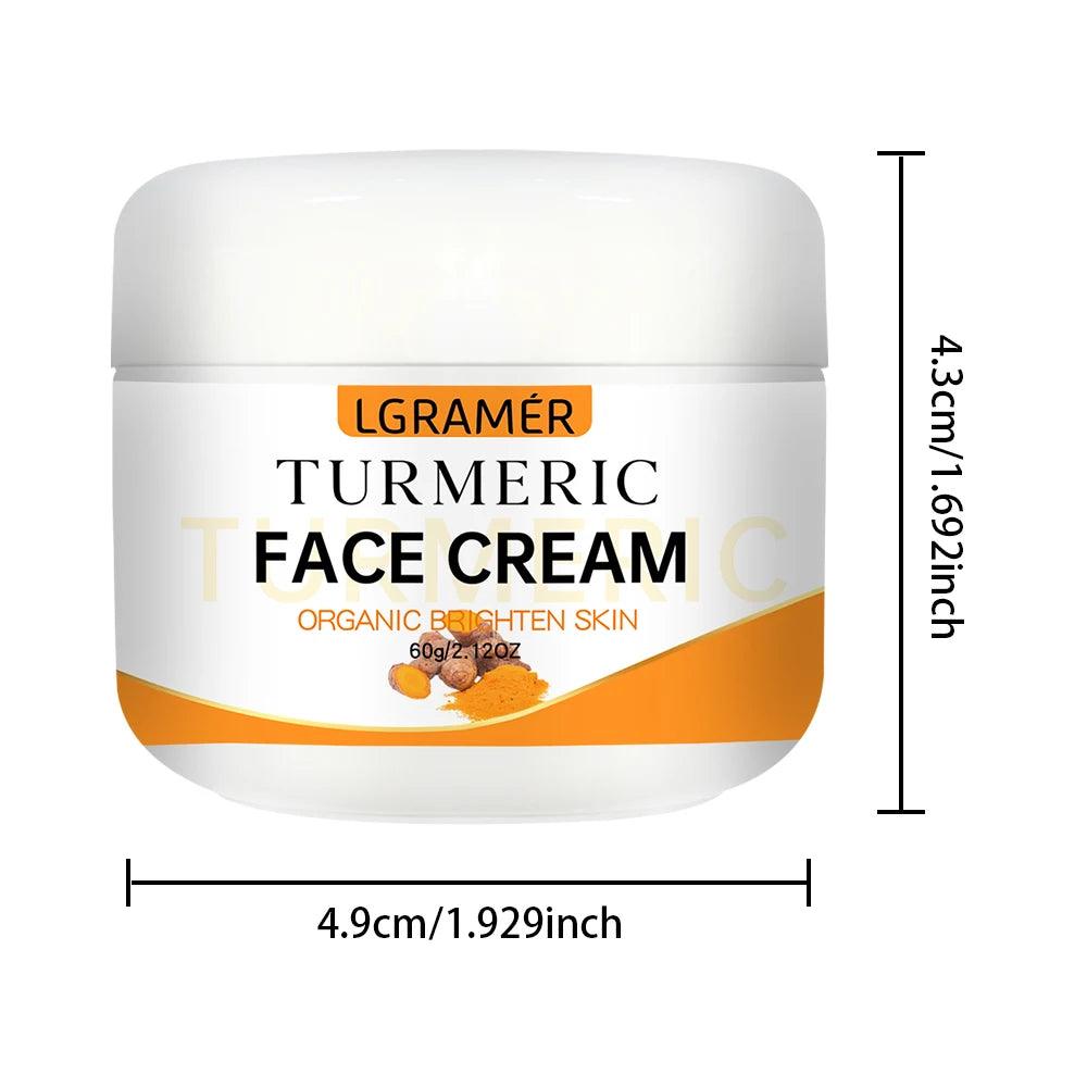 Turmeric Whitening Face Cream Wrinkle Lighten Fine Lines