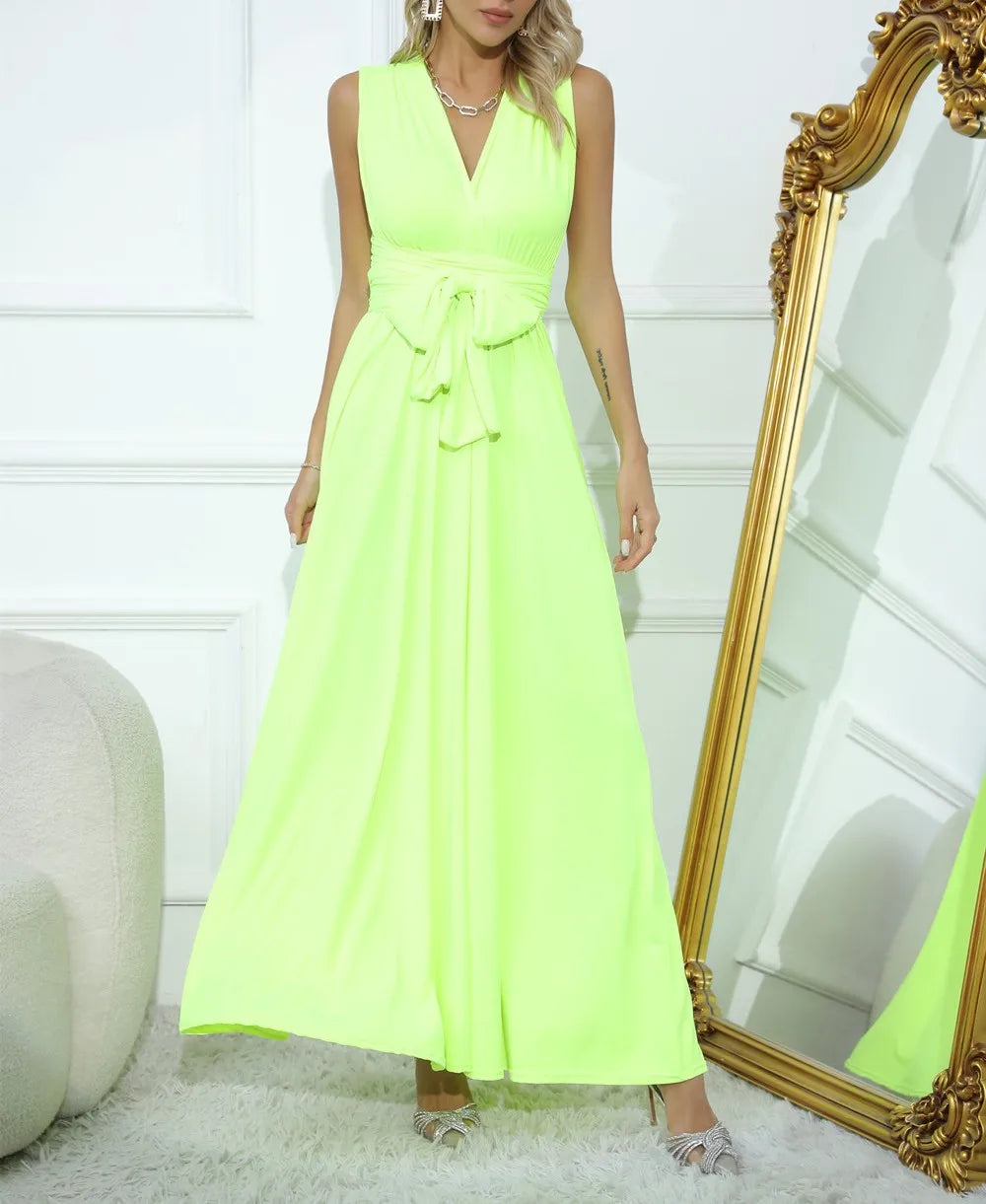 Women Dresses Multiway Wrap Convertible Boho Maxi Dress