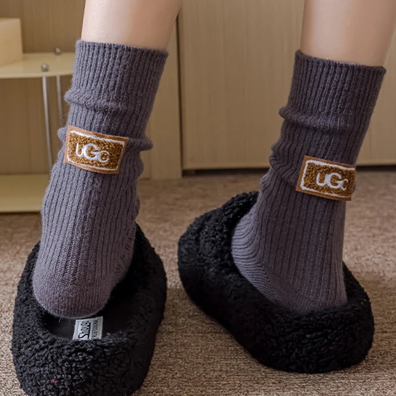 Women Autumn/winter Warm and Thick Woolen Socks