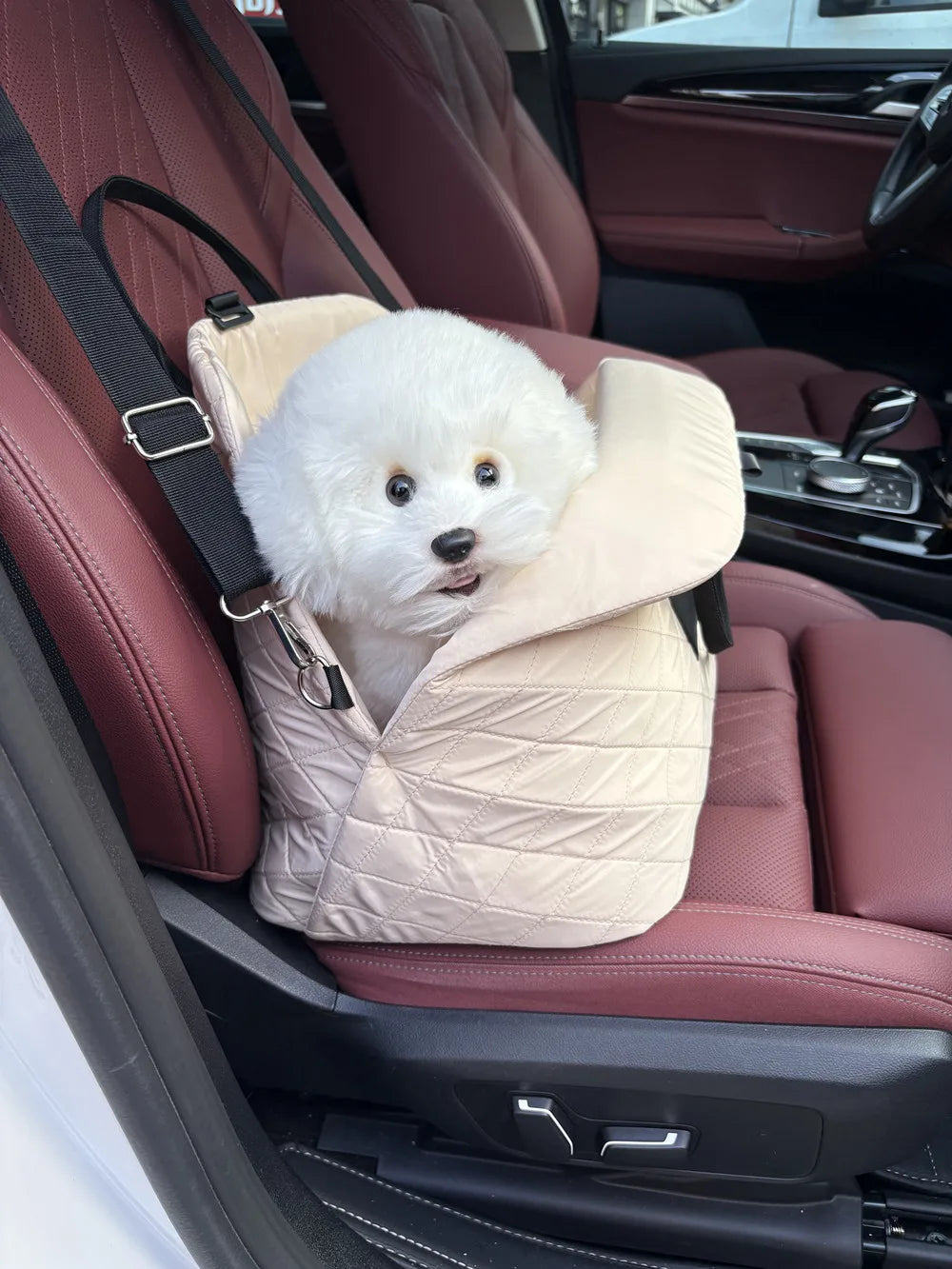 Car mounted dog kennel cat crossbody bag handbag